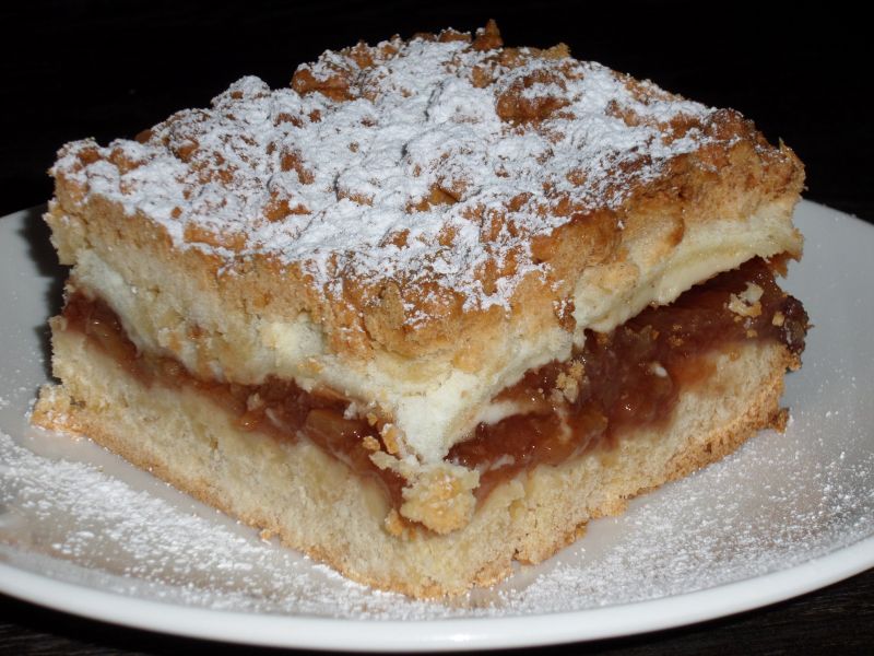 Szarlotka z pianką  Szarlotka z pianką