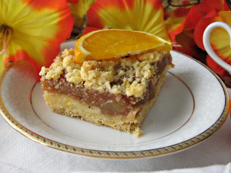 Szarlotka z pomarańczą i koksem