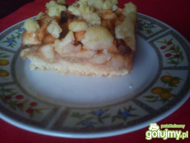 Szarlotka z rodzynkami  Szarlotka z rodzynkami