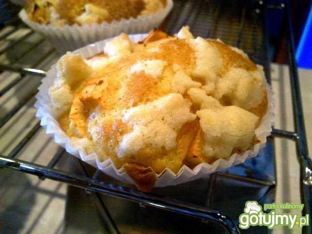 Szarlotkowe muffinki