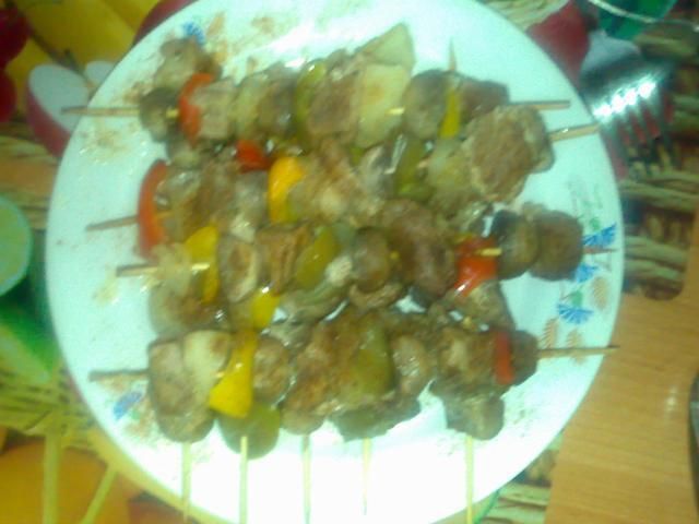 Szaszłyczki z piekarnika Szaszłyczki z piekarnika