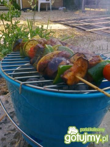 Szaszłyk z baraniną w miętowej matynacie