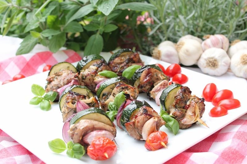 Szaszłyki czosnkowe Szaszłyki czosnkowe