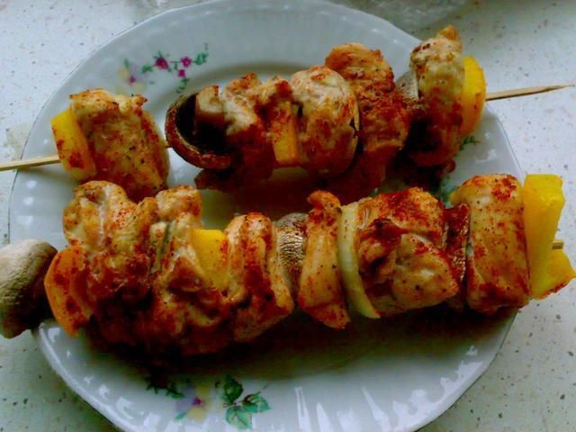 Szaszłyki drobiowe Szaszłyki drobiowe