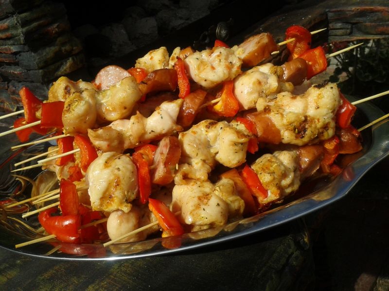 Szaszłyki drobiowe Szaszłyki drobiowe