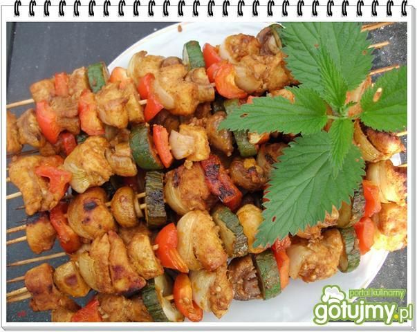 Szaszłyki drobiowo-warzywne Eli