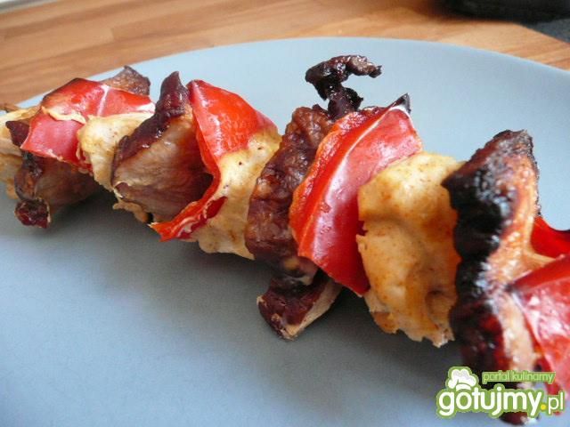 Szaszłyki ekspresowe 3-składnikowe