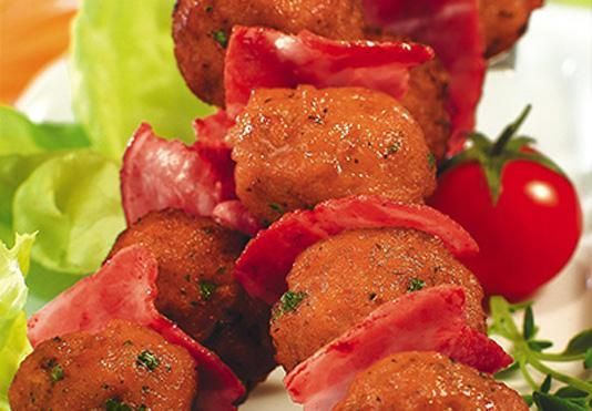 Szaszłyki - kuleczki na patykach