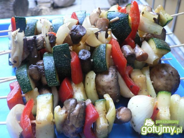 Szaszłyki z cukinią 