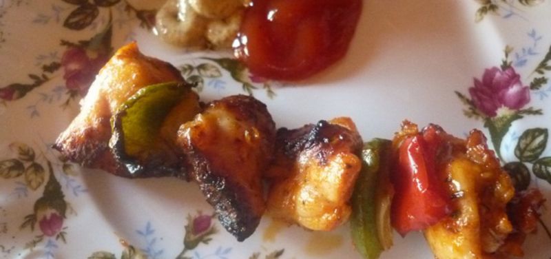 Szaszłyki z fileta z kurczaka