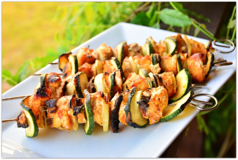 Szaszłyki z indyka  Szaszłyki z indyka