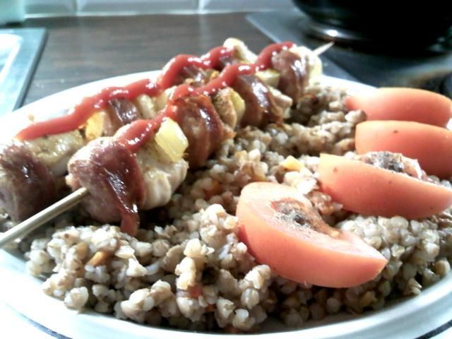 Szaszłyki z kaszą gryczaną!