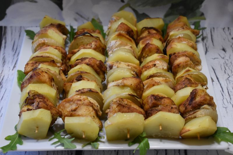 Szaszłyki z kurczaka Szaszłyki z kurczaka