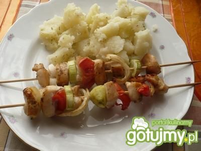 Szaszłyki z kurczakiem i warzywami 2