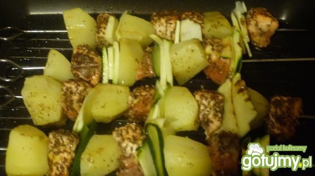 Szaszłyki z łososia 2 Szaszłyki z łososia 2