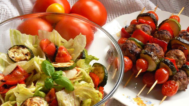Szaszłyki z mięsem milonym Szaszłyki z mięsem milonym
