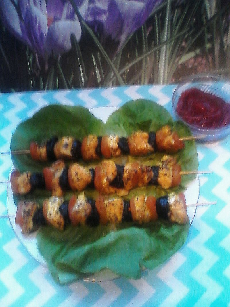 Szaszłyki z suszonymi owocami Szaszłyki z suszonymi owocami