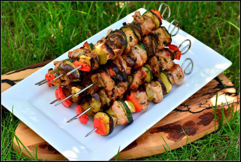 Szaszłyki ze schabu