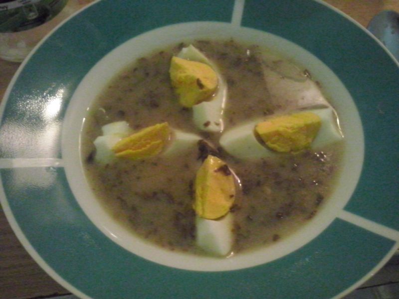 Szczawiowa z jajkiem 