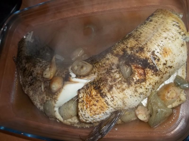 Szczupak pieczony w rękawie