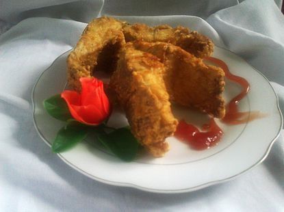 Szczupak smażony na głębokim tłuszczu  Szczupak smażony na głębokim tłuszczu