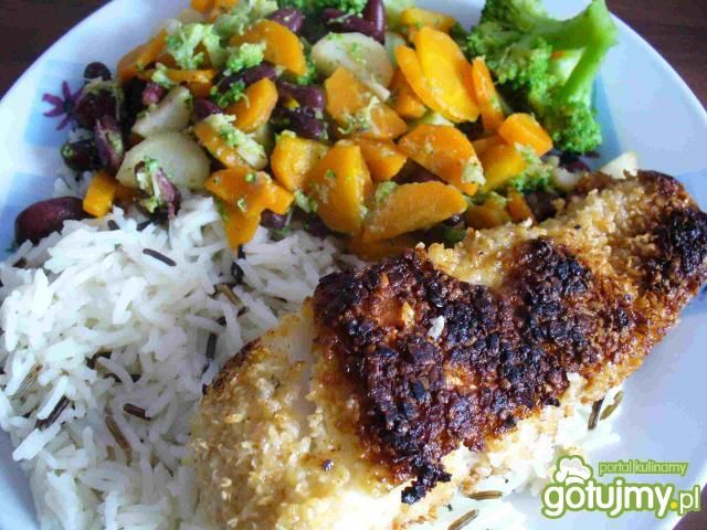 Szczupak w panierce z płatków owsianych  Szczupak w panierce z płatków owsianych