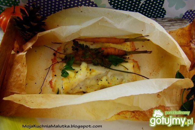 Szczupak w papilotach  Szczupak w papilotach