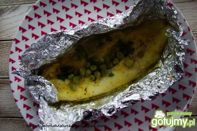 Szczupak  z groszkiem zielonym