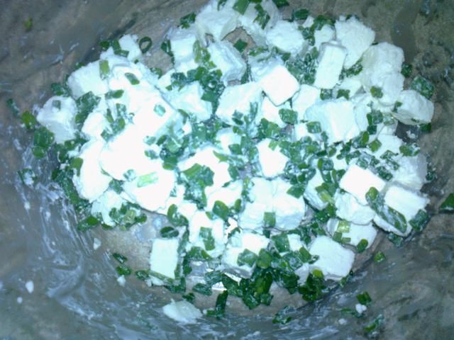 Szczypiorkowa feta