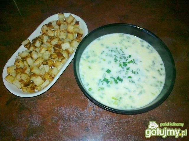 Szczypiorkowa zupa kremowa