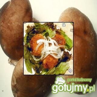 Szitake nadziewane mięsem