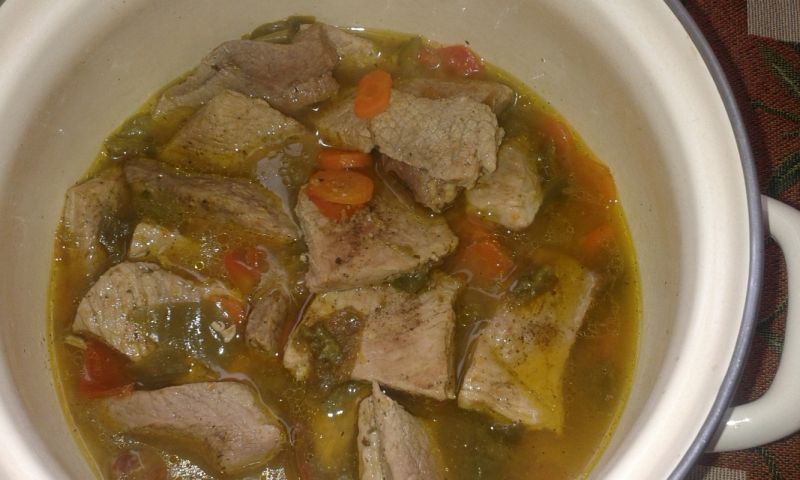 Sznycel wieprzowy w sosie paprykowym Sznycel wieprzowy w sosie paprykowym