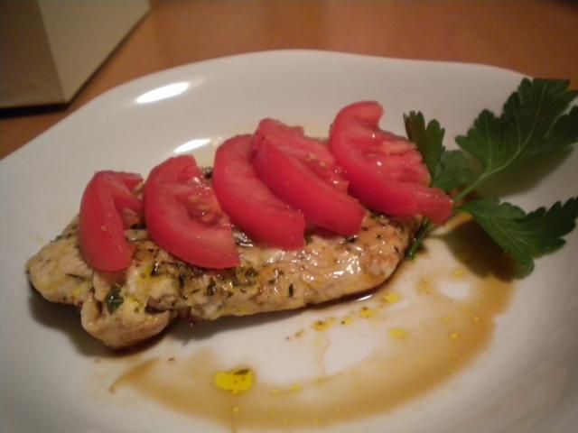 Sznycel z indyka z mozzarellą 