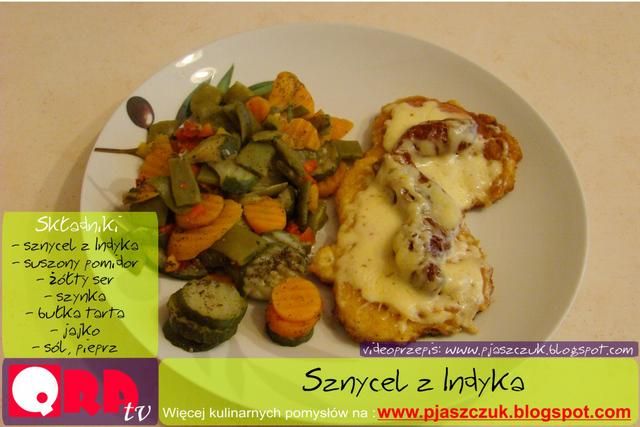 Sznycel z suszonymi pomidorami Sznycel z suszonymi pomidorami