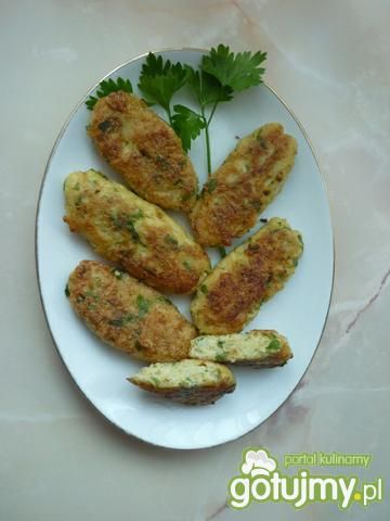 Sznycelki z kalafiora i kaszy manny