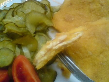 Sznycle z szynki i sera