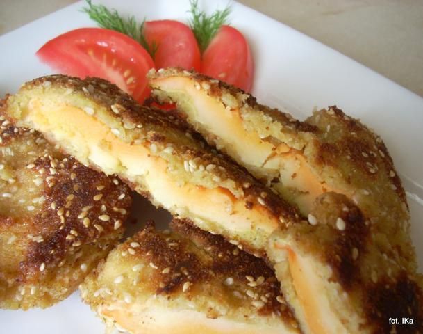 Sznycle z żółciaka siarkowego  Sznycle z żółciaka siarkowego