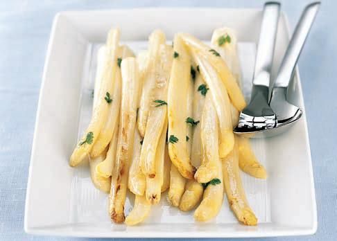 Szparagi glazurowane