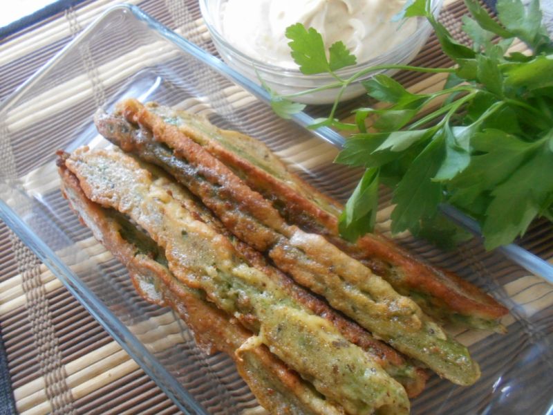 Szparagi w cieście Szparagi w cieście