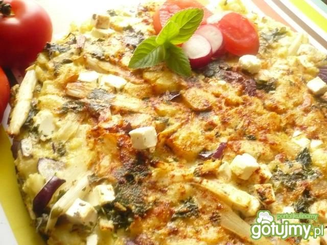 Szparagowa tortilla z fetą Szparagowa tortilla z fetą