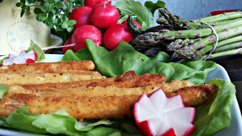 Szparagowe paluszki na ostro