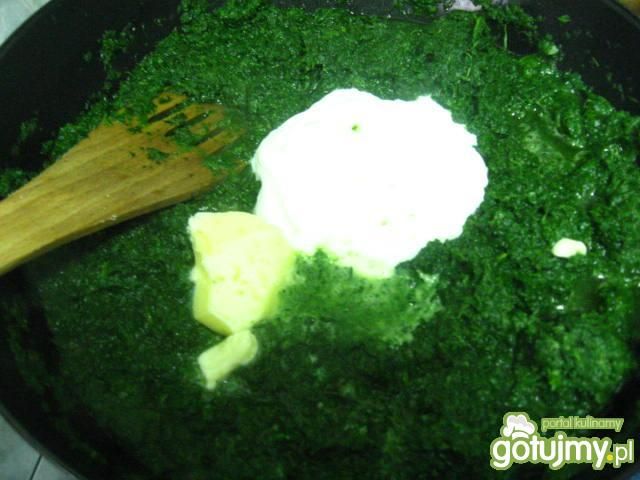 Szpiank ze śmietaną i czosnkiem Szpiank ze śmietaną i czosnkiem