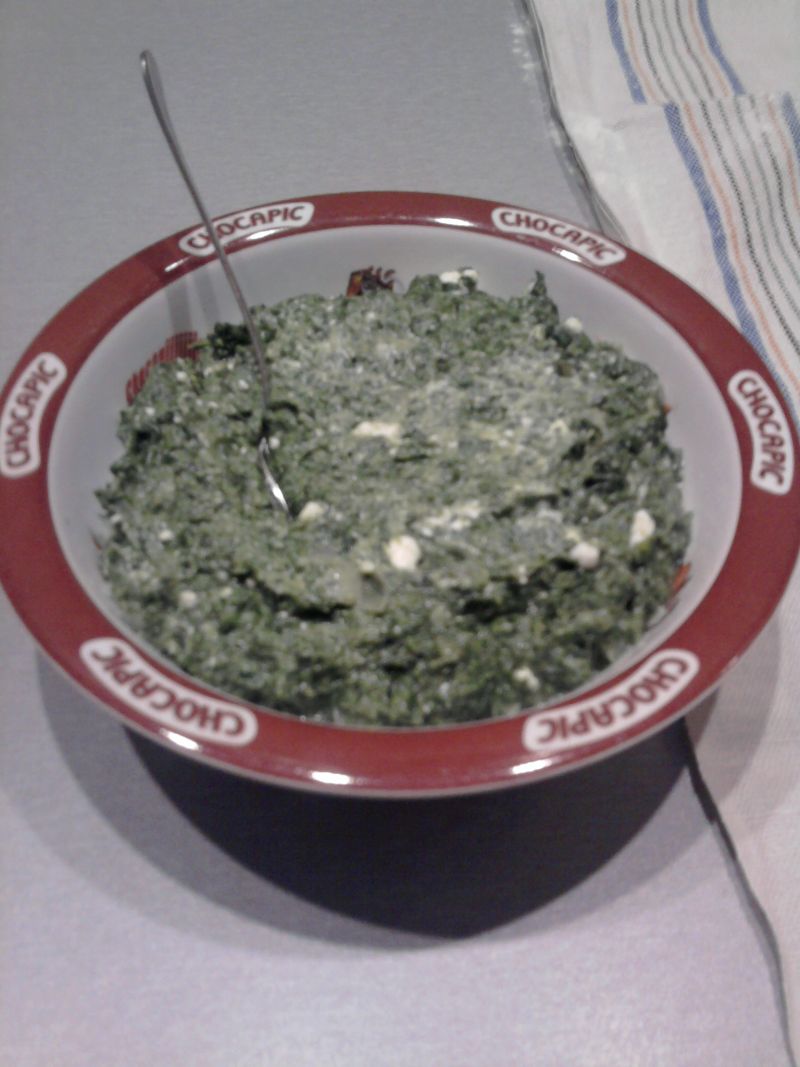 Szpinak-feta farsz do pierogów Szpinak-feta farsz do pierogów