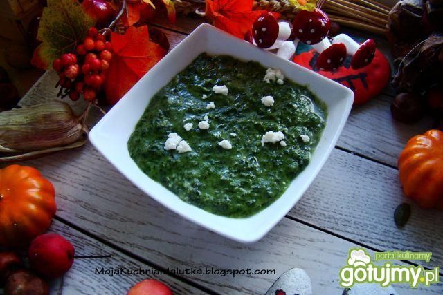 Szpinak na ciepło z serem feta  Szpinak na ciepło z serem feta