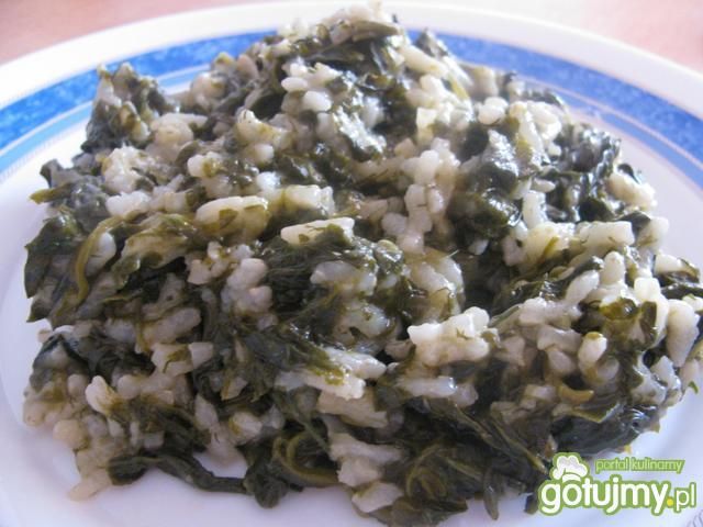 Szpinak z ryzem Szpinak z ryzem