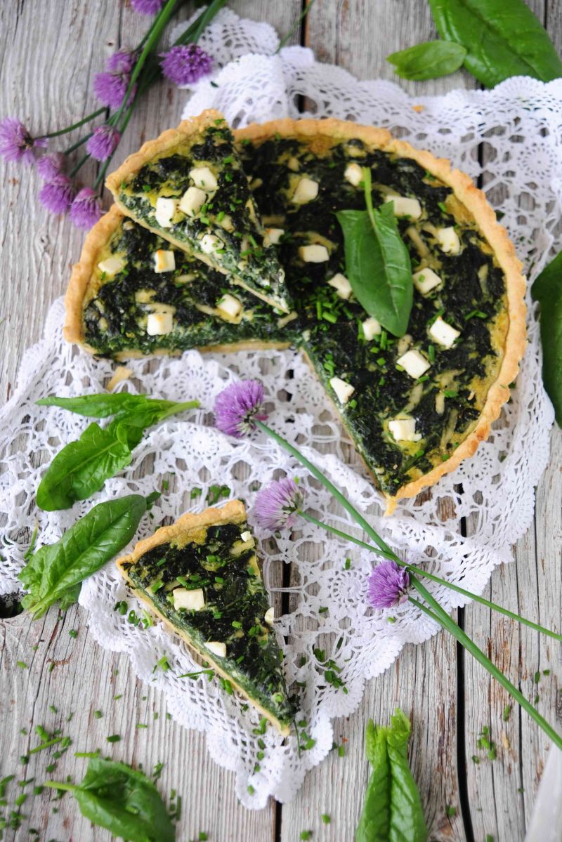 Szpinakowa tarta Szpinakowa tarta