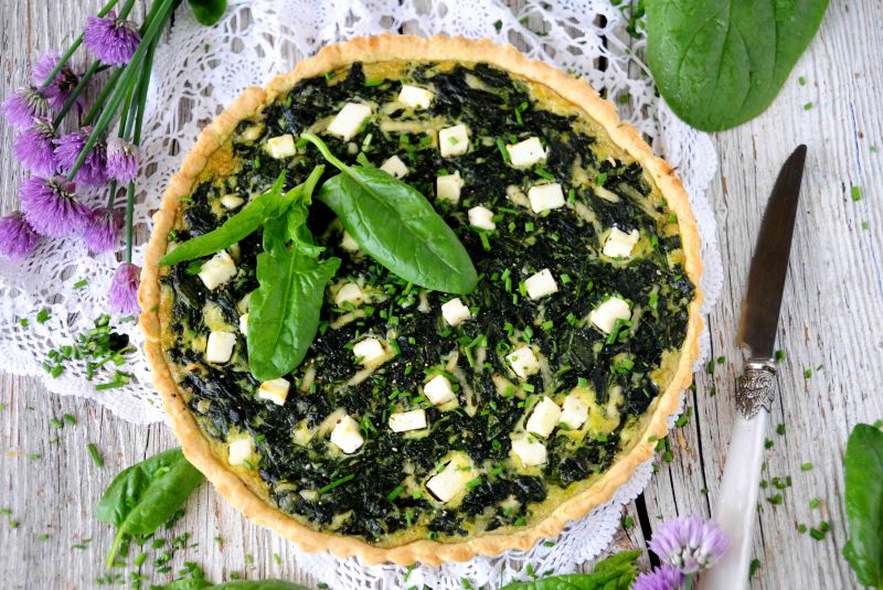 Szpinakowa tarta Szpinakowa tarta