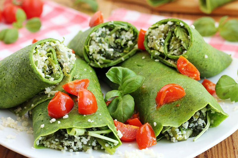 Szpinakowe naleśniki Szpinakowe naleśniki