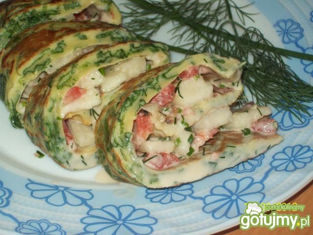 Szpinakowe roladki. Szpinakowe roladki.