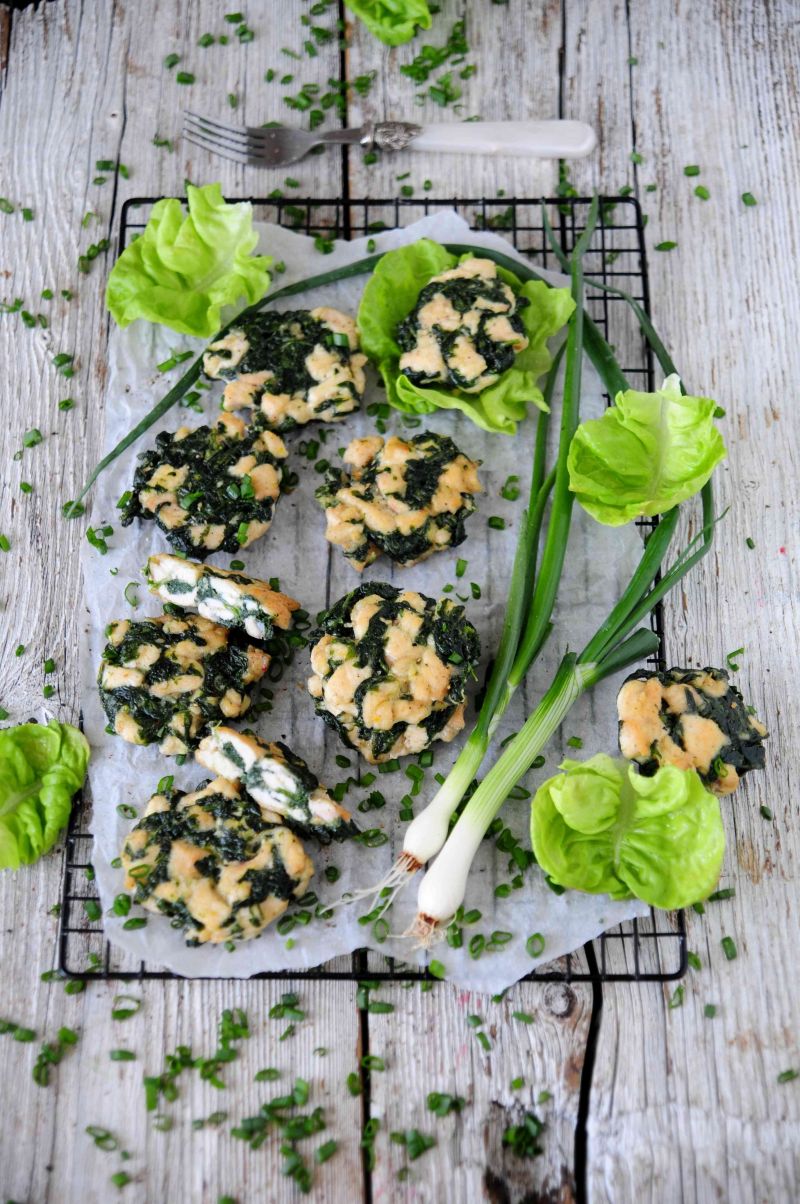 Szpinakowo- drobiowe kotleciki